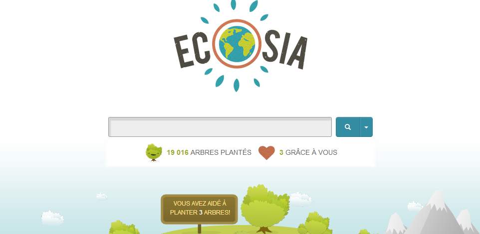 Ecosia, navigare in internet per piantare nuovi alberi