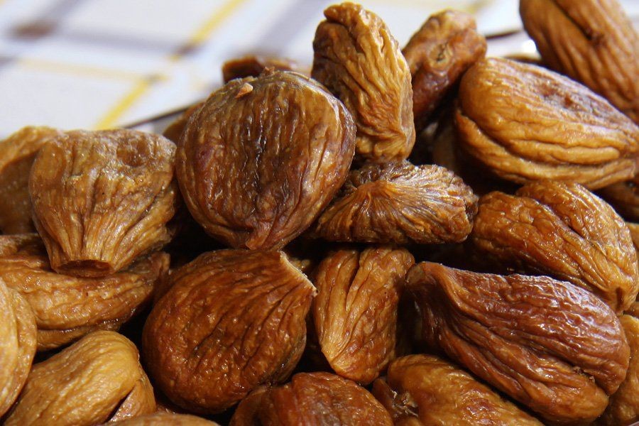 Fichi secchi ricchi di calcio