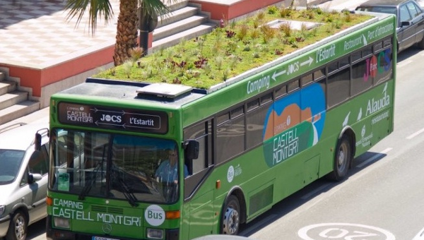 A Madrid  giardini mobili sui tetti dei bus