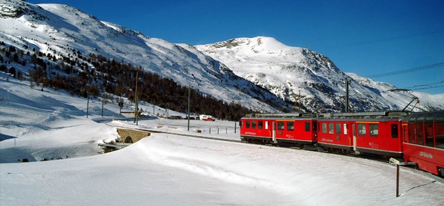 San Valentino tra le Alpi a bordo del Bernina Express